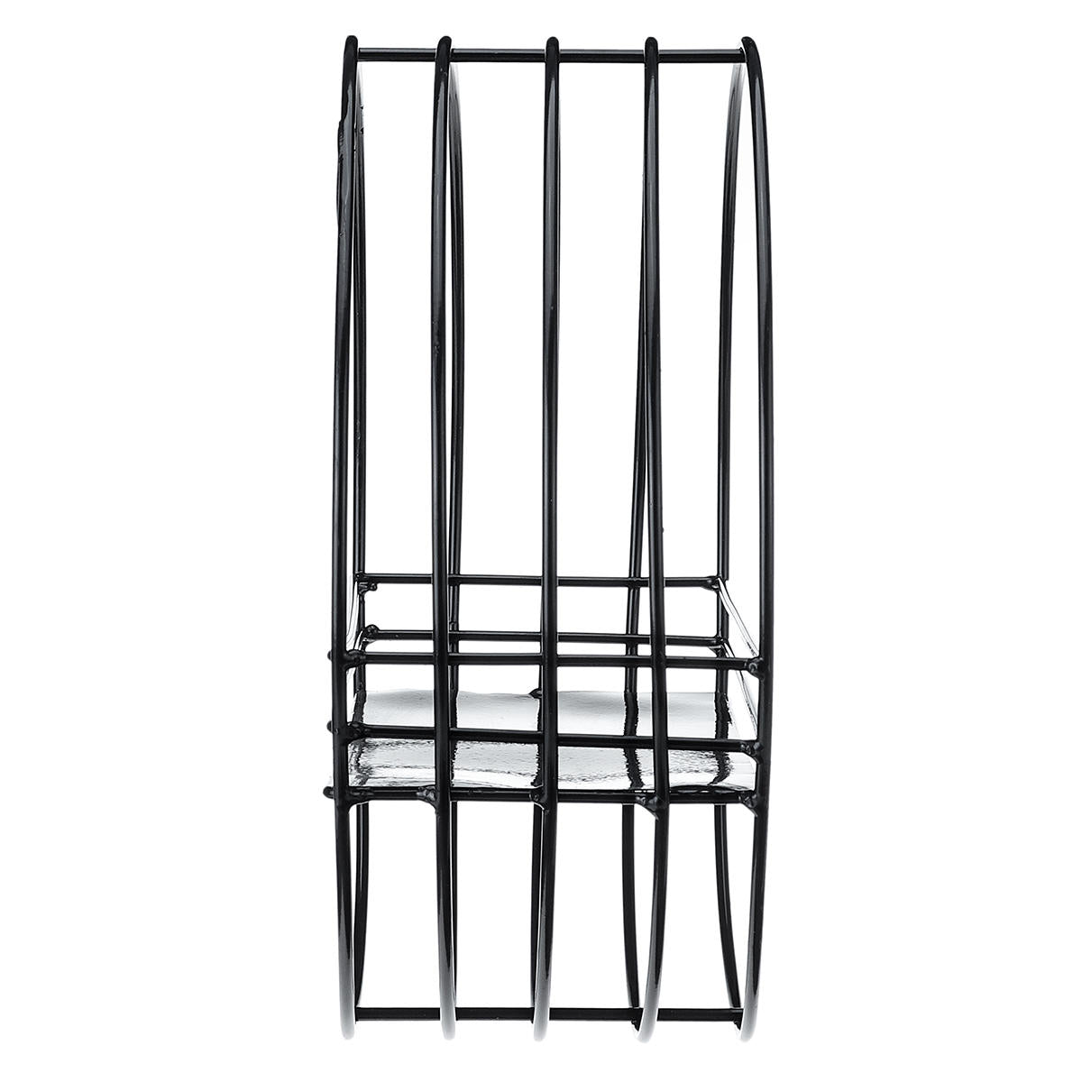 1-Tier Iron Wall Shelf - Hanging Storage Holder, Display Rack, Home Decor Organizer