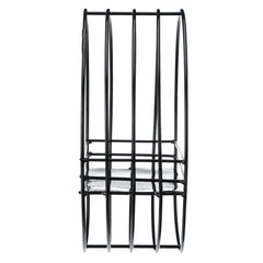 1-Tier Iron Wall Shelf - Hanging Storage Holder, Display Rack, Home Decor Organizer