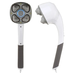 Electric Handheld Massager - Four Head Full Body Neck Back Muscle Relaxation, Deep Tissue Vibrating Massage Machine