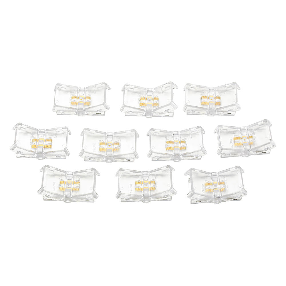 10PCS 2Pin 8MM Waterproof Connector for Single Color LED Strip Light - Board to Board/Wire