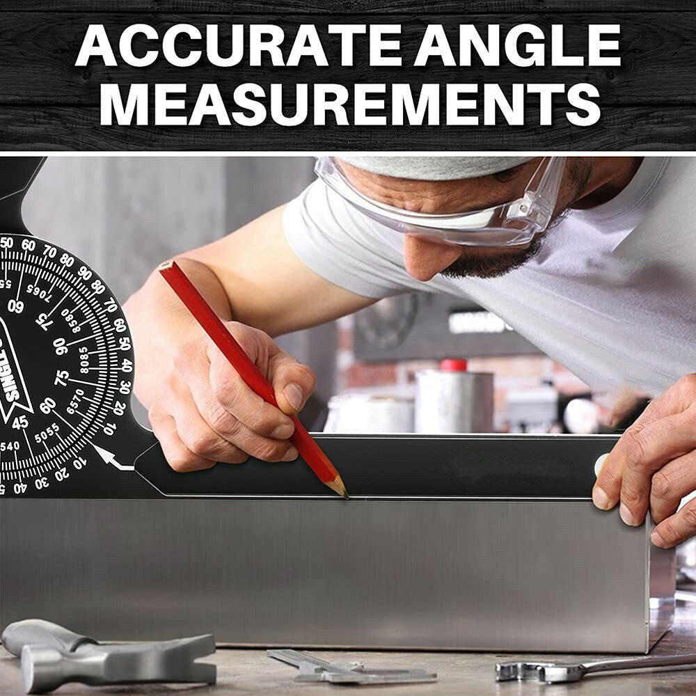 Best Aluminum Protractor for Woodworking & Miter Saw Angle Finder