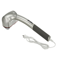 Double Head Electric Back Massager - Handheld Heating, Vibrating, Deep Percussion for Full Body Muscle Relaxation