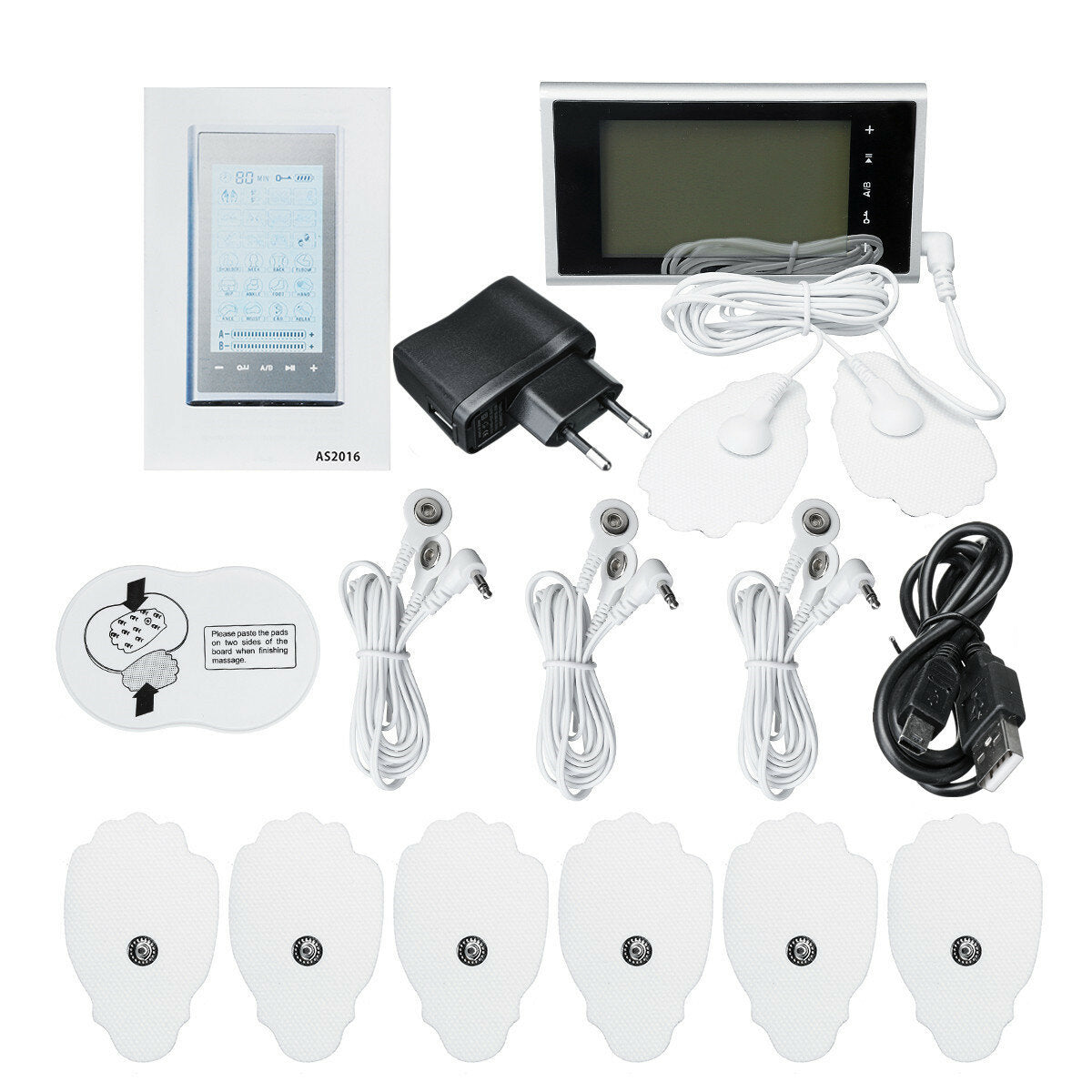 Tens Unit Muskelstimulator mit 24 Modi – Elektrisches Massagegerät zur Schmerzlinderung und Muskeltherapie