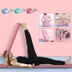 Yoga-Stretchgurt mit D-Ring – unelastisches Fitnessgerät für das Training von Armen, Beinen und Taille