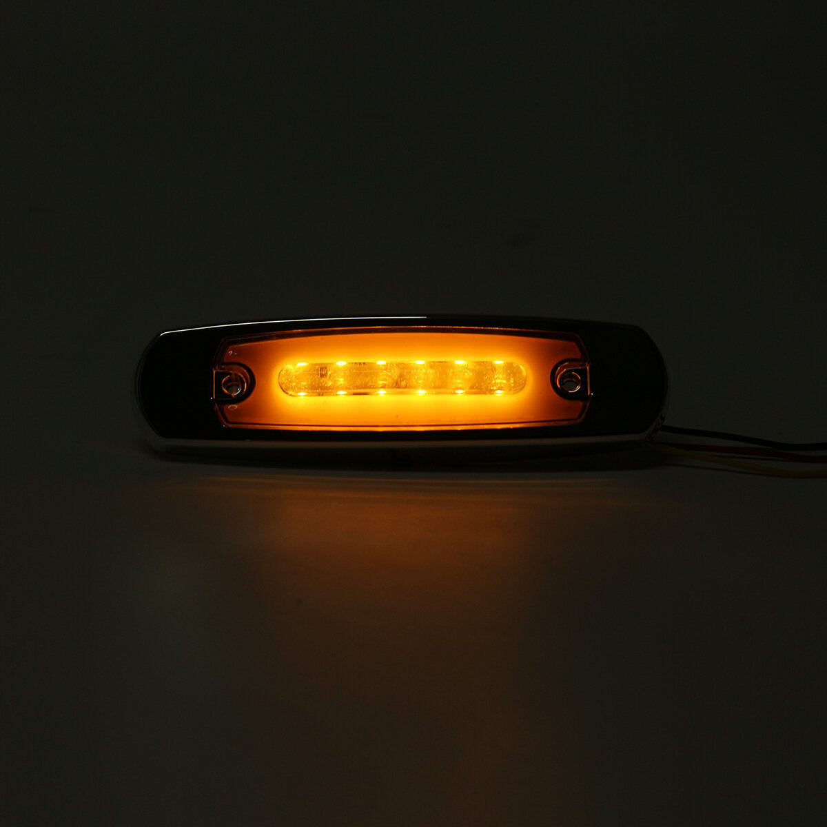 12/24V Waterproof 18 LED Side Flowing Marker Light for Truck, Trailer, Lorry