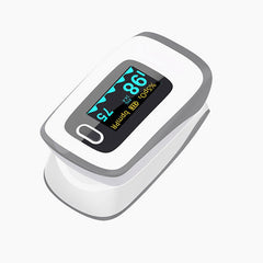 Finger Clip Pulse Oximeter with Multiple Display Modes, Plethysmograph, and Brightness Adjustment