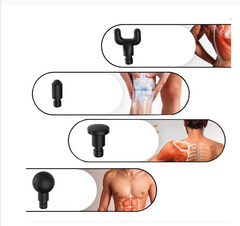 32 Gears LCD Massage Gun, Type-C Rechargeable Deep Muscle Massager for Vibration Therapy and Body Pain Relief