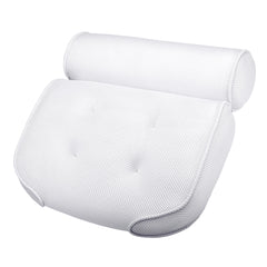 3D Mesh Anti-bacterial Spa Bath Pillow - Anti-mite Massage Bathtub Pillow