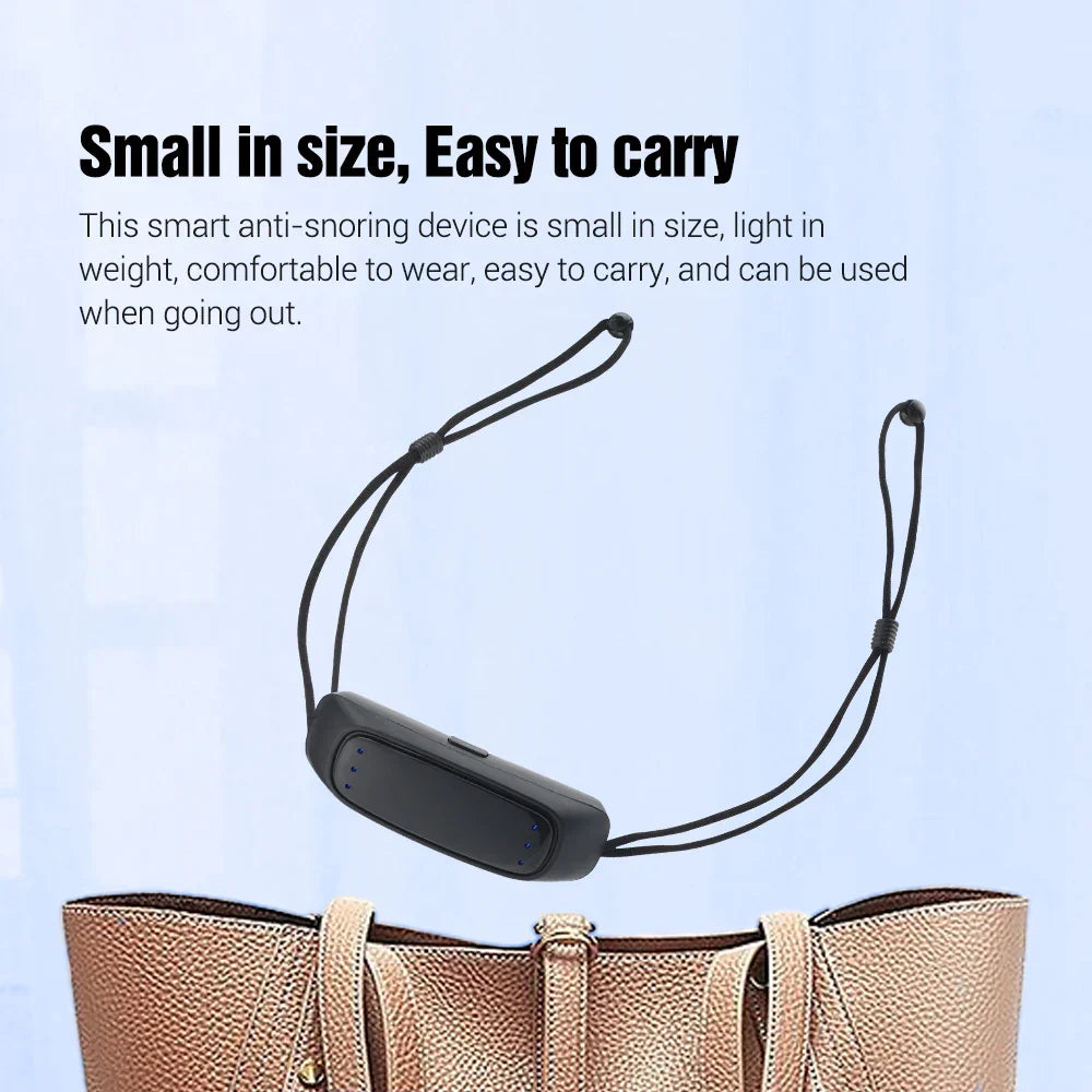 Anti-Snoring Device, Smart Throat Pulse EMS, Sleep Aid, Snore Stopper, Apnea Relief, USB Rechargeable