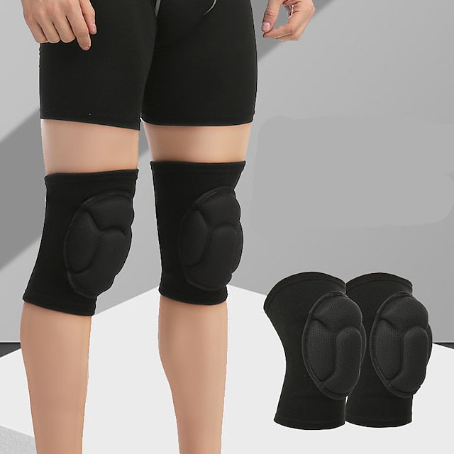 Sponge Knee Brace Pair (Up to 70kg) Anti-Slip Knee Pads for Sports & Training