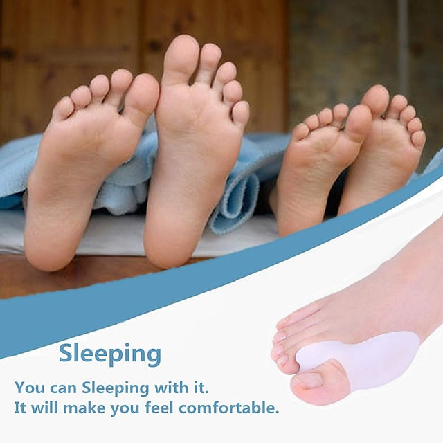 Unisex Silicone Bunion Splint & Toe Separator for Hallux Valgus Relief