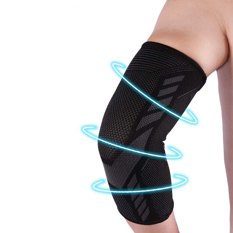 Compression Elastic Nylon Elbow Brace Support Protector for Basketball & Volleyball - 1PCS