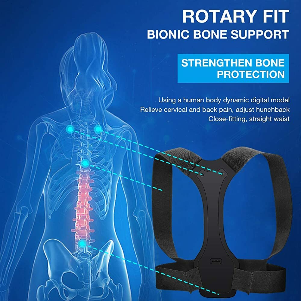 Adjustable Posture Corrector Back and Shoulder Support Tape for Men and Women - Spinal Therapy Health Fixer