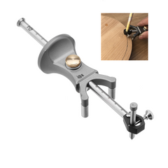 Adjustable Woodworking Arc Scriber for Precision Parallel Lines