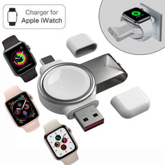 USB-C Portable Wireless Charger Dock for iWatch 8/7/6/SE/5/4