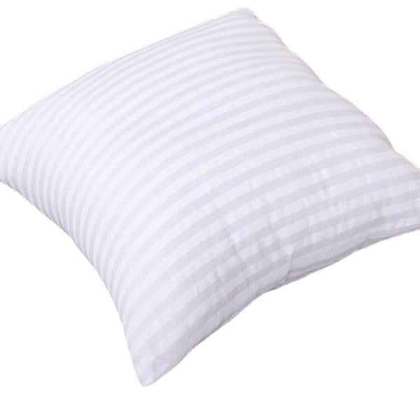 2-Pack Striped Vacuum Compression Pillow Inserts - Square Cushion for Sofa Decor