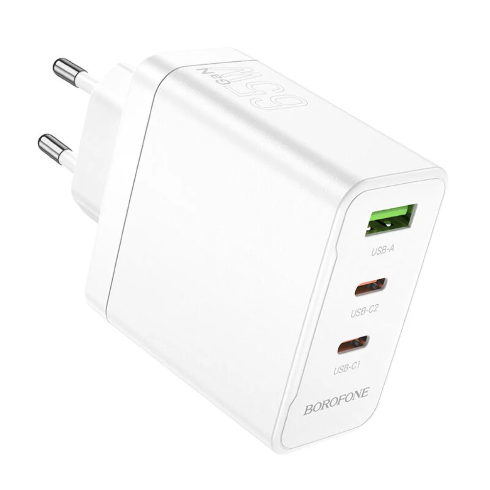 3-Port USB PD Charger, Fast Charging Wall Adapter for iPhone, Huawei, Xiaomi, Samsung