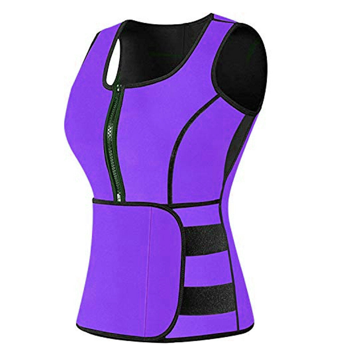 Women's Adjustable Sauna Slimming Sweat Belt Vest - Waist Shaper Tank Top for Fitness & Yoga