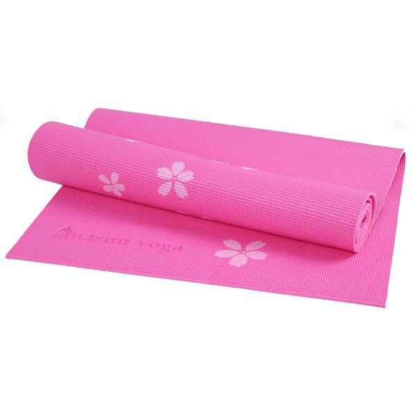 6MM Non-Slip PVC Yoga Mat - Thickened, Printed, Ideal for Beginners and Fitness Exercises