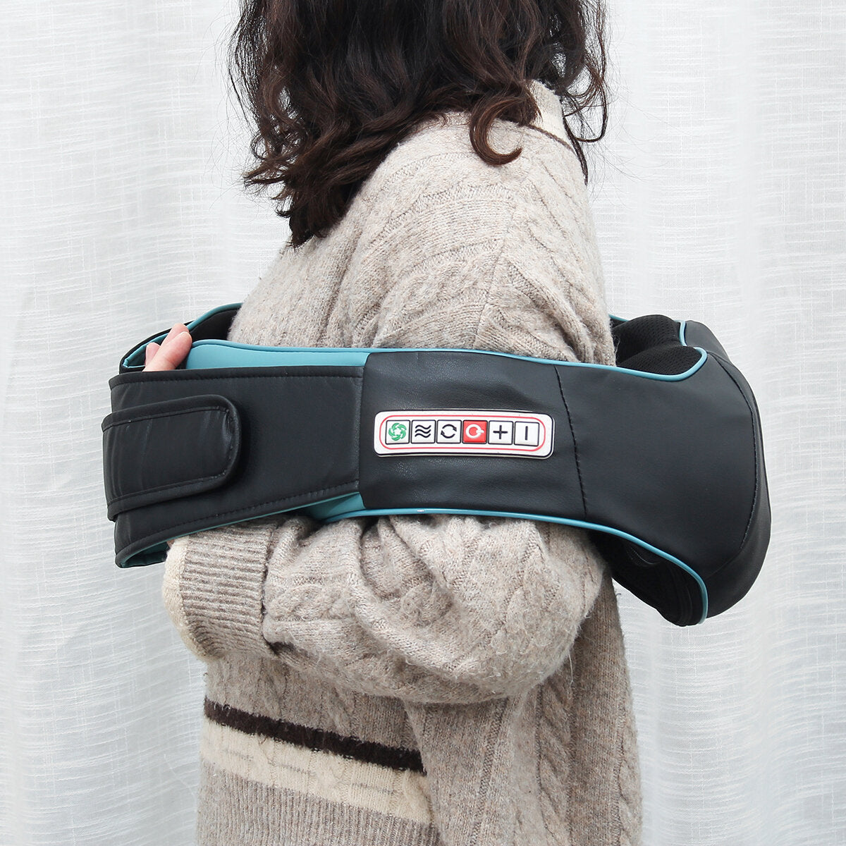 Intelligent 6-Key Massage Shawl with High Temperature Protection for Neck, Back, and Shoulders