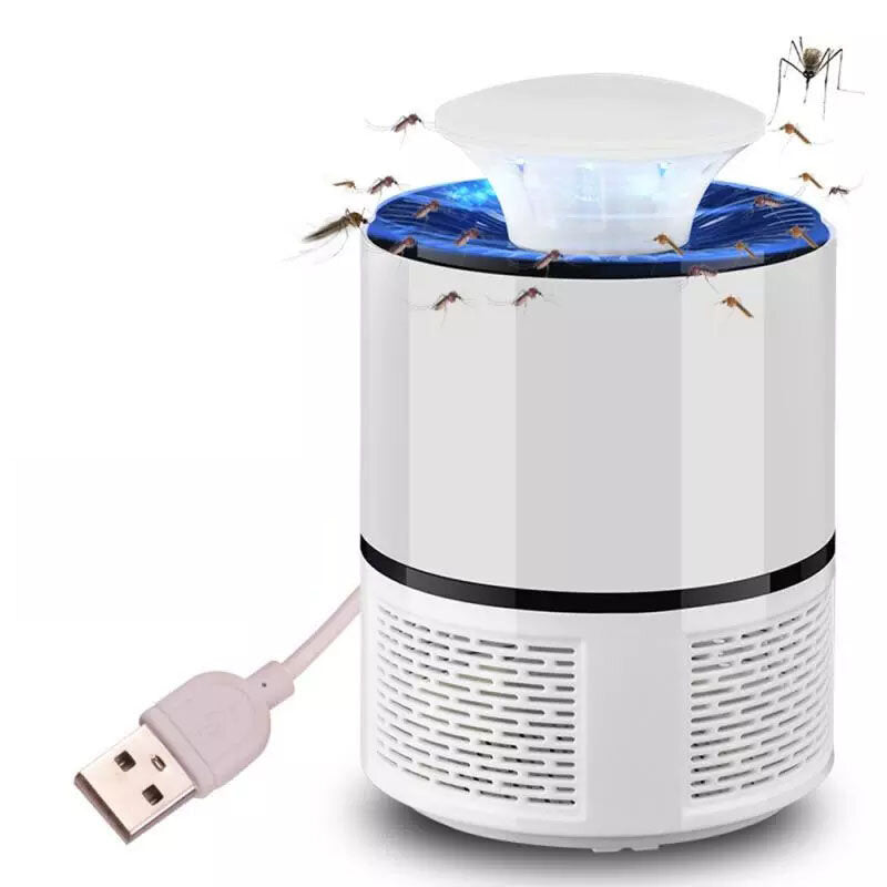 USB LED Electric Mosquito Zapper Killer Fly Insect Trap Lamp with UV Light Repeller