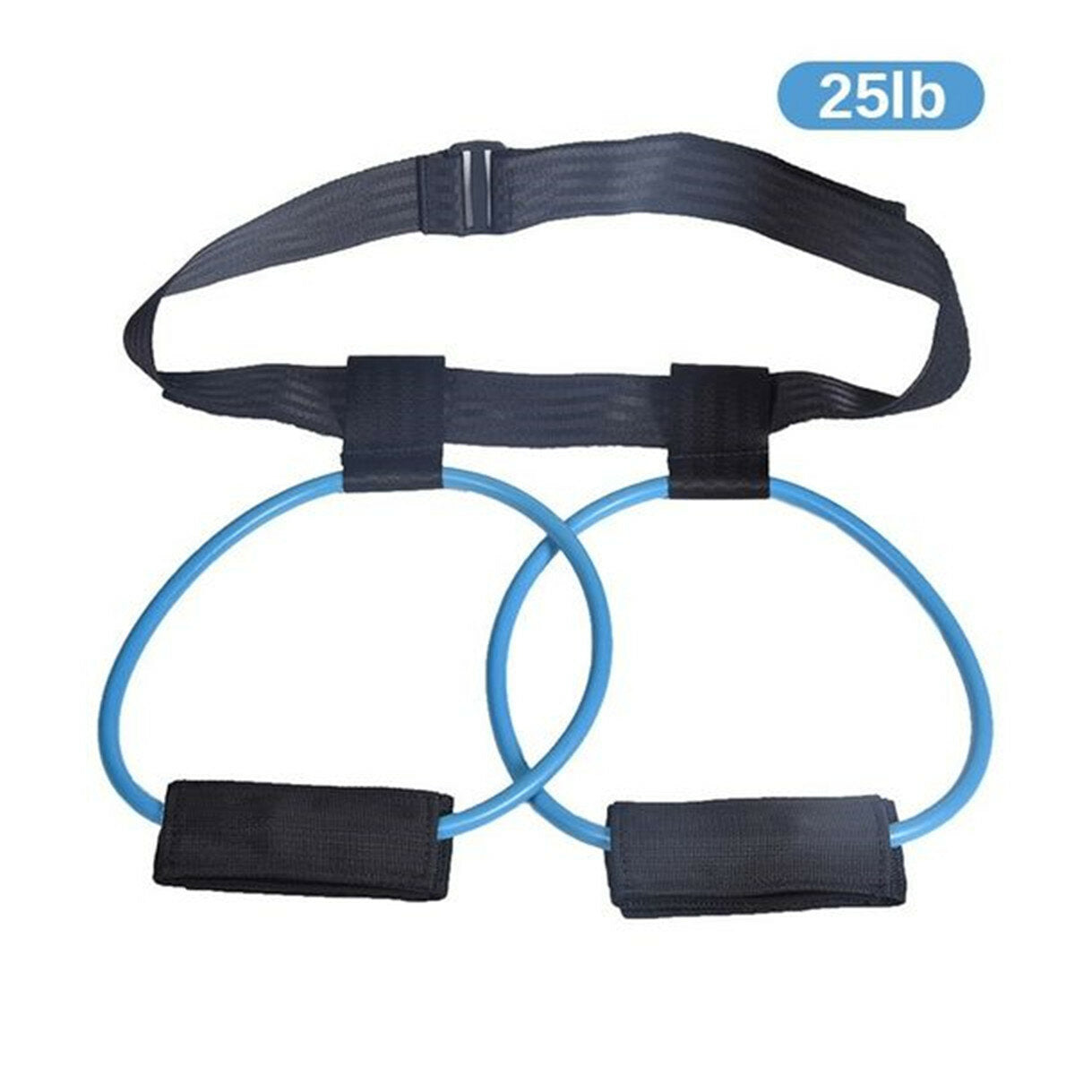 Adjustable 15-35lb Fitness Resistance Bands for Butt, Legs, and Muscle Training