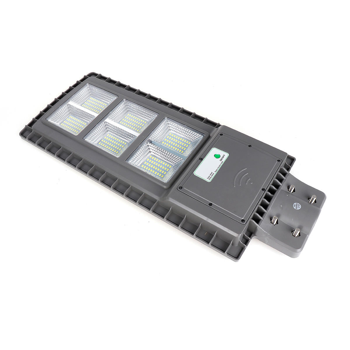 150W Solar Street Light with PIR Motion Sensor for Outdoor Garden Wall - Grey/Black