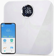 Premium Smart Scale: Body Fat & Composition Monitor with XL Display, Compatible with Apple Health & Google Fit