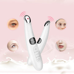 Hot Compress Eye Beauty Device: Anti-Wrinkle, Eye Bags, Anti-Aging, LED Display, USB Rechargeable