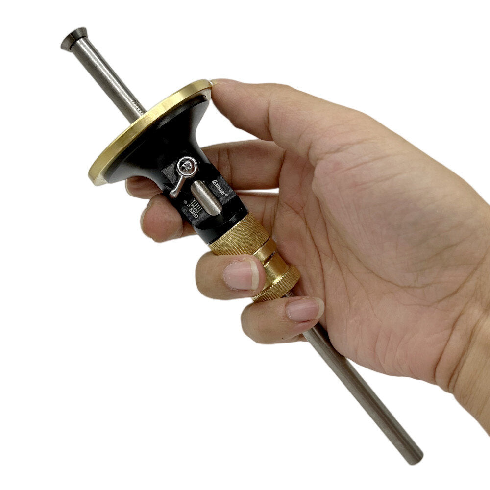 Woodworking Wheel Marking Gauge Kit with 10 Cutters - Carpenter Scribe Tool