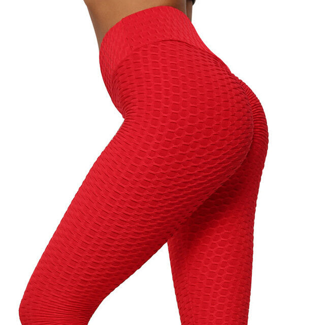 Anti-Cellulite-Yogahose mit hoher Taille in Übergröße – Nylon, superdehnbare Workout-Leggings für Damen