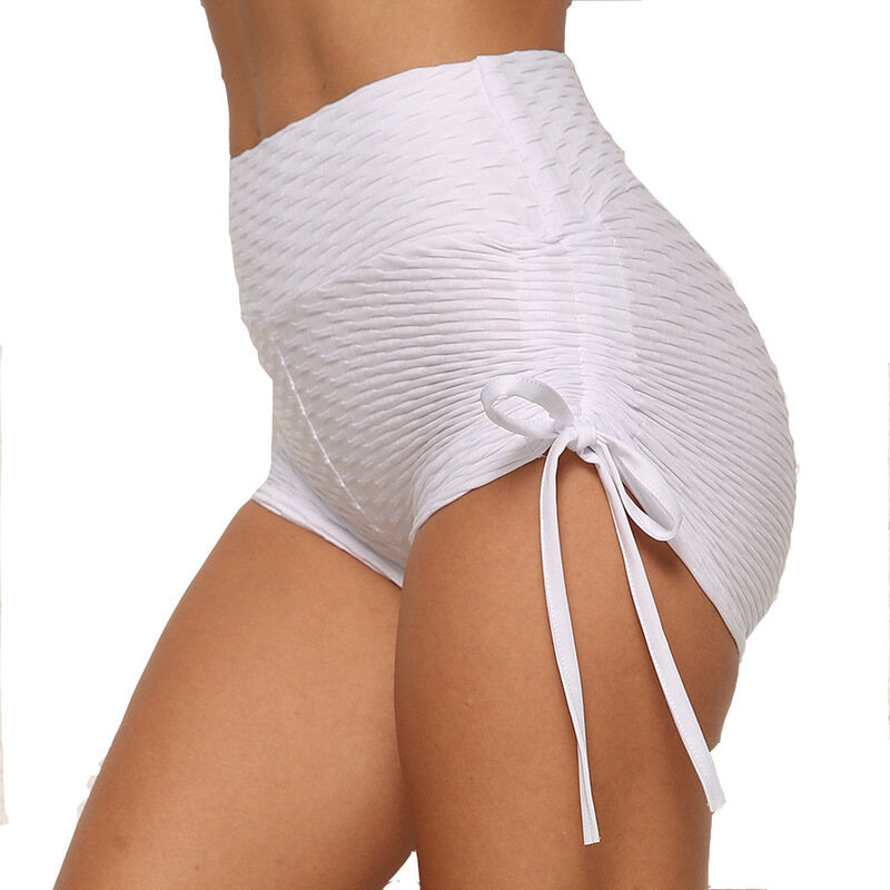 Yoga-Shorts mit hoher Taille für Damen – Bauchkontrolle, Po-Lift, hohe Elastizität, schmale Passform für Fitnessstudio, Training, Laufen