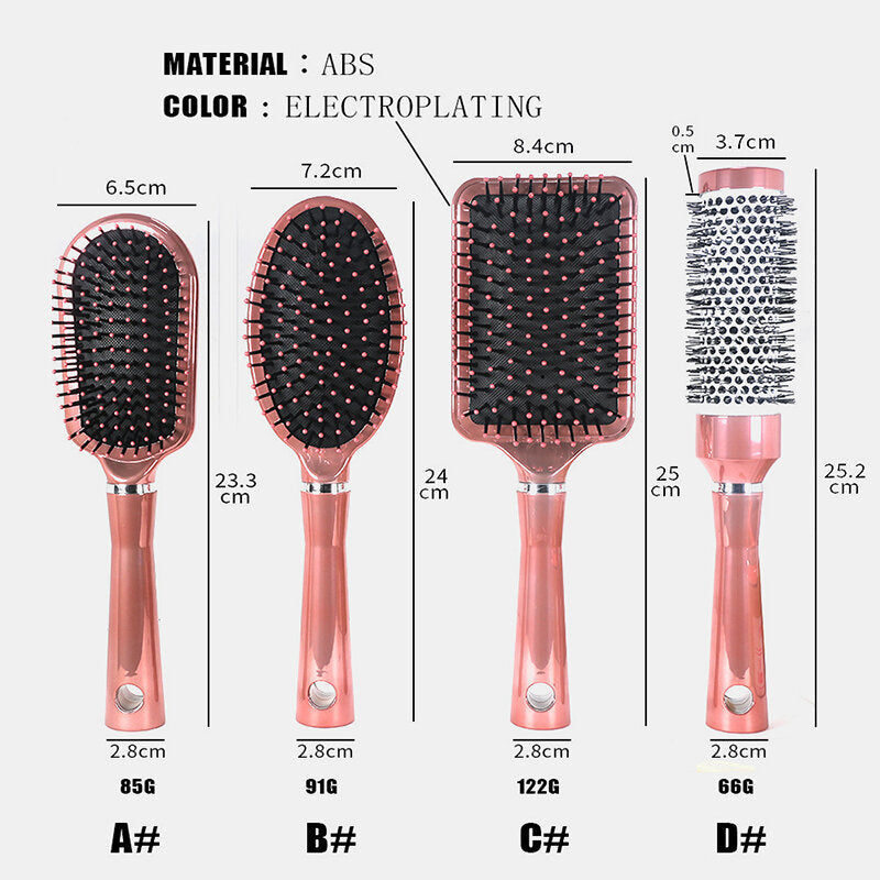 Air Cushion Anti-static Massage Comb for Shower & Salon Hairdressing