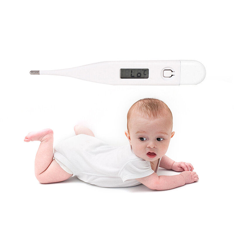 Digital LCD Thermometer for Baby Body Temperature - Safe Oral Thermometer for Kids, Boys & Girls, C/F Display