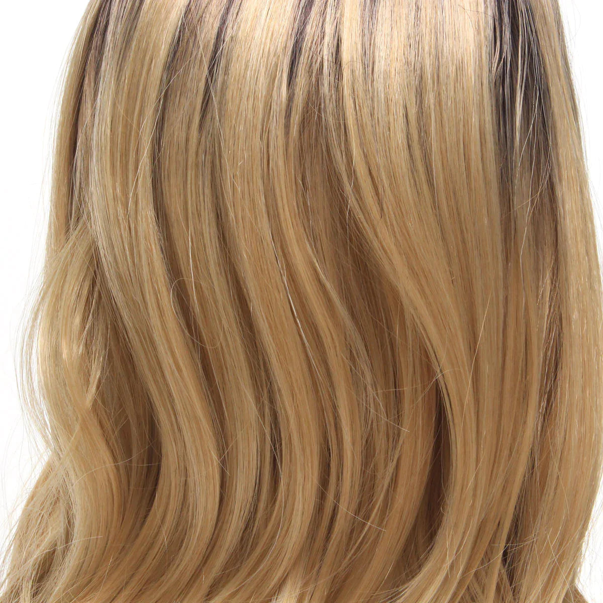 Women's Long Wavy Ombre Blonde Synthetic Party Wig