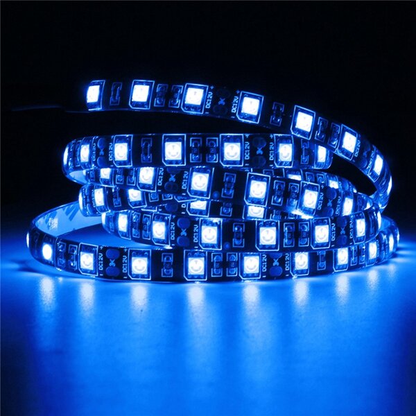 1M Waterproof 5050 LED Flexible Strip Light for PC Computer Case, DC12V Background Lighting