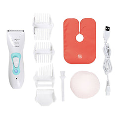 Rechargeable Baby Hair Clipper Set - IPX-7 Waterproof, DIY Home Hair Trimmer for Kids