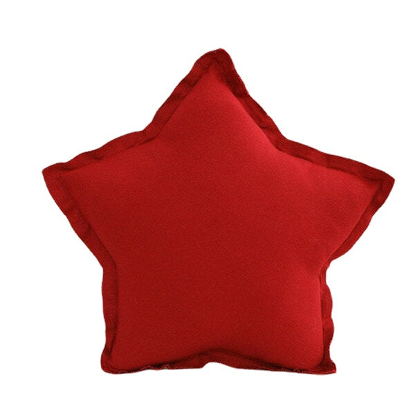 Creative Star Heart Shape Throw Pillow - Cotton Cloth Cushion for Sofa, Bed, Car, Office, Home Decor