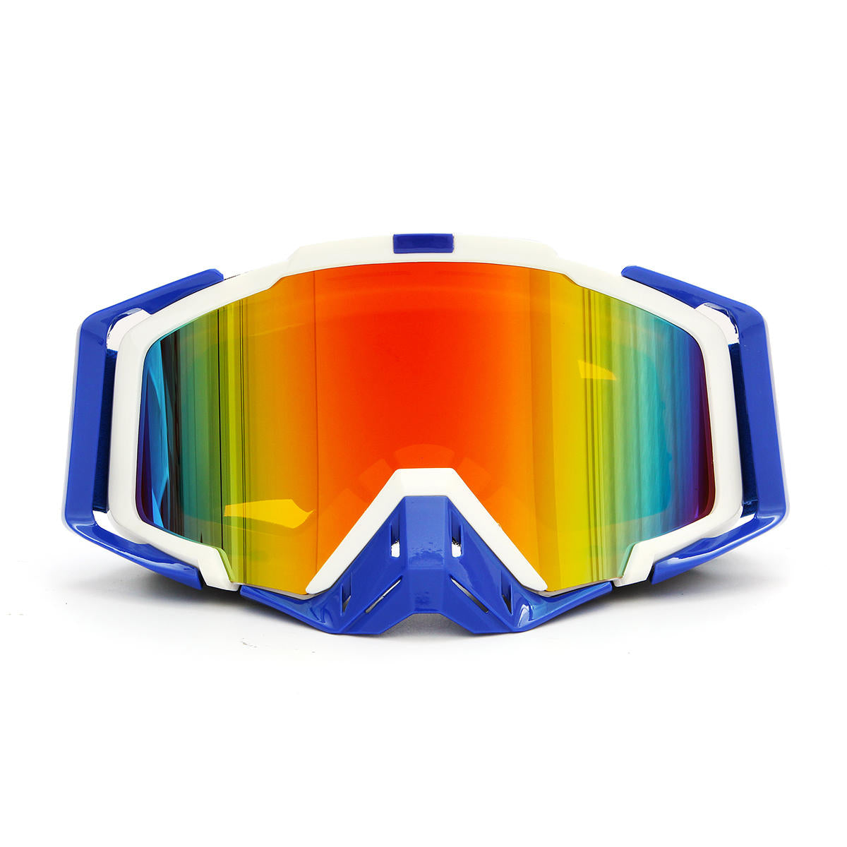 Detachable Motorcycle Ski Goggles - UV Protection, Windproof, Anti-Radiation Riding Sunglasses for Adults