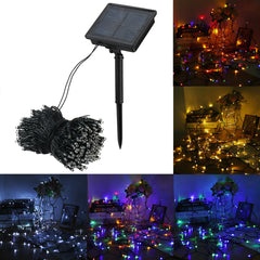 100/200/300 LED Solar String Fairy Lights - Copper Wire, Waterproof for Outdoor Garden