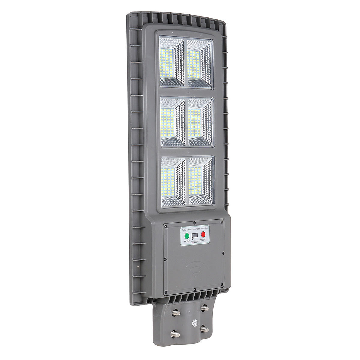 120W Solar Street Light, 240 LED, PIR Motion Sensor, Wall Timing Lamp with Remote Control