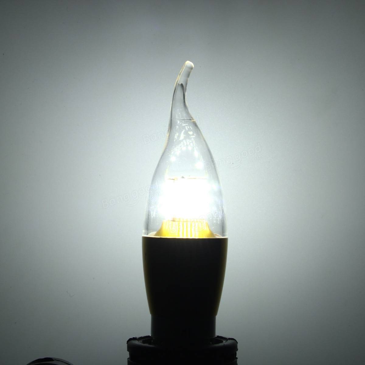 E27 E12 E14 7W SMD 3014 LED Candle Light Lamp, 470LM, Warm White/White, Non-Dimmable, AC 85-265V