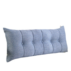 Large Suede Back Cushion - Multifunctional Pillow for Bed, Sofa, or Seat Decor