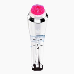 4-in-1 Electric Facial Cleansing Brush with Heating Massage for Deep Cleaning and Blackhead Removal