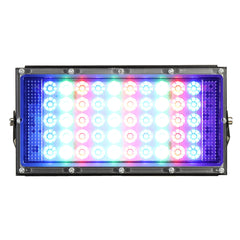 50W RGB LED Flutlicht, IP65 Wasserdicht, AC220-240V, Außenstrahler mit Fernbedienung