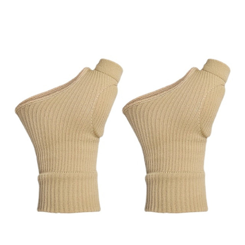 Unisex Compression Wrist Support Gloves for Arthritis & Sports - Fingerless Thumb Sleeve Brace