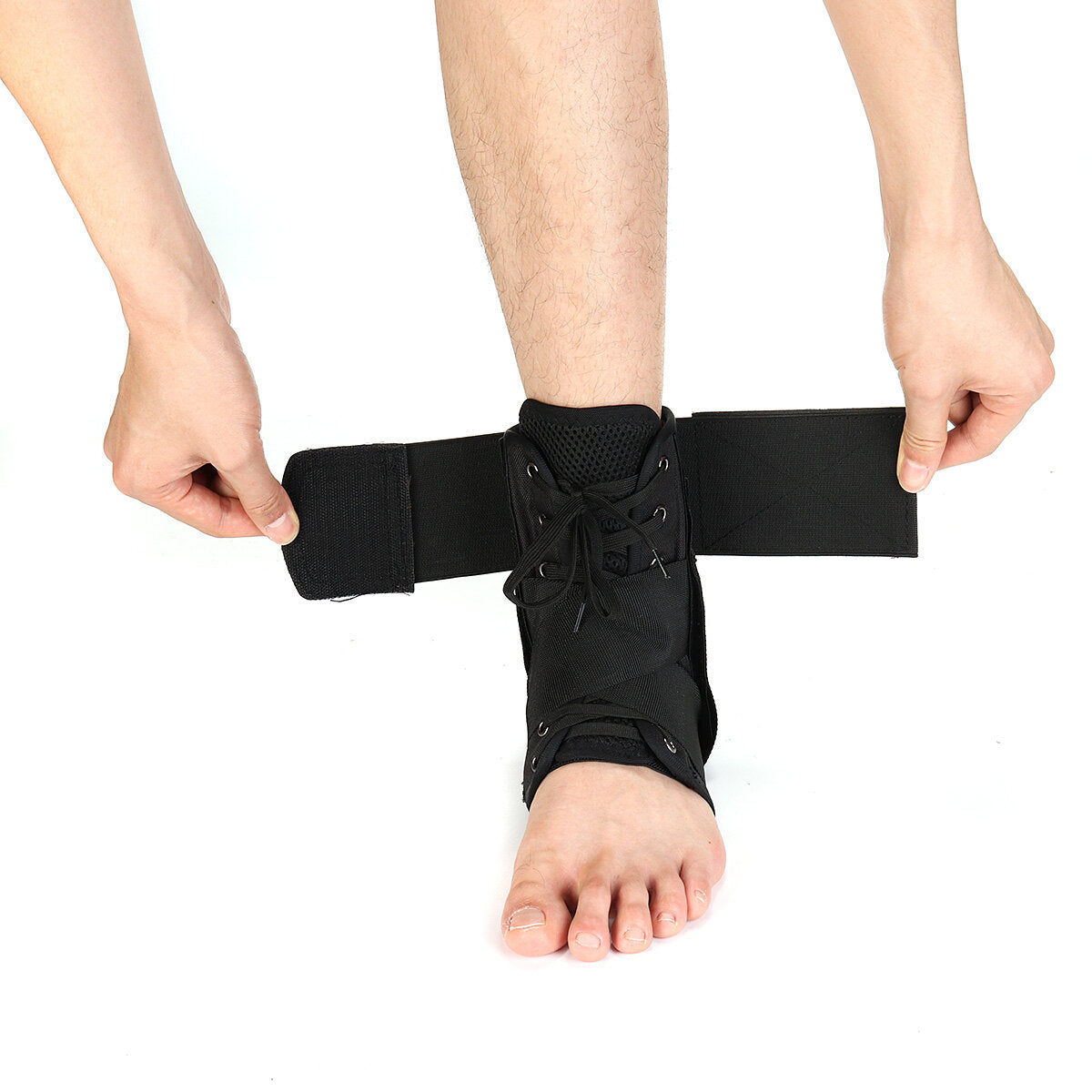 Ankle Brace Support with 7 Straps for Fracture, Dislocation, or Ligament Injury