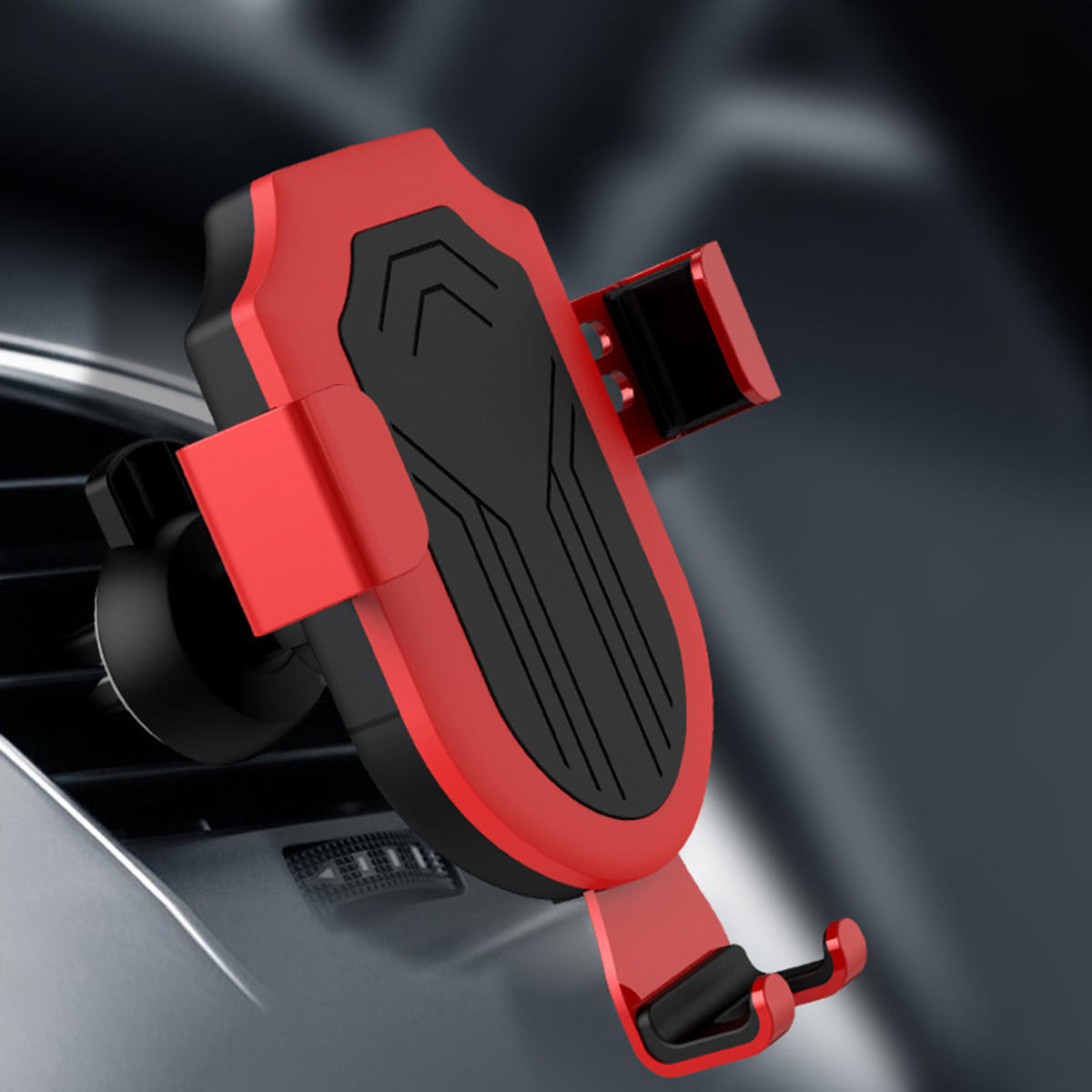 5W Qi Wireless Car Charger with Gravity Lock Air Vent Holder for iPhone & Mobile Phones