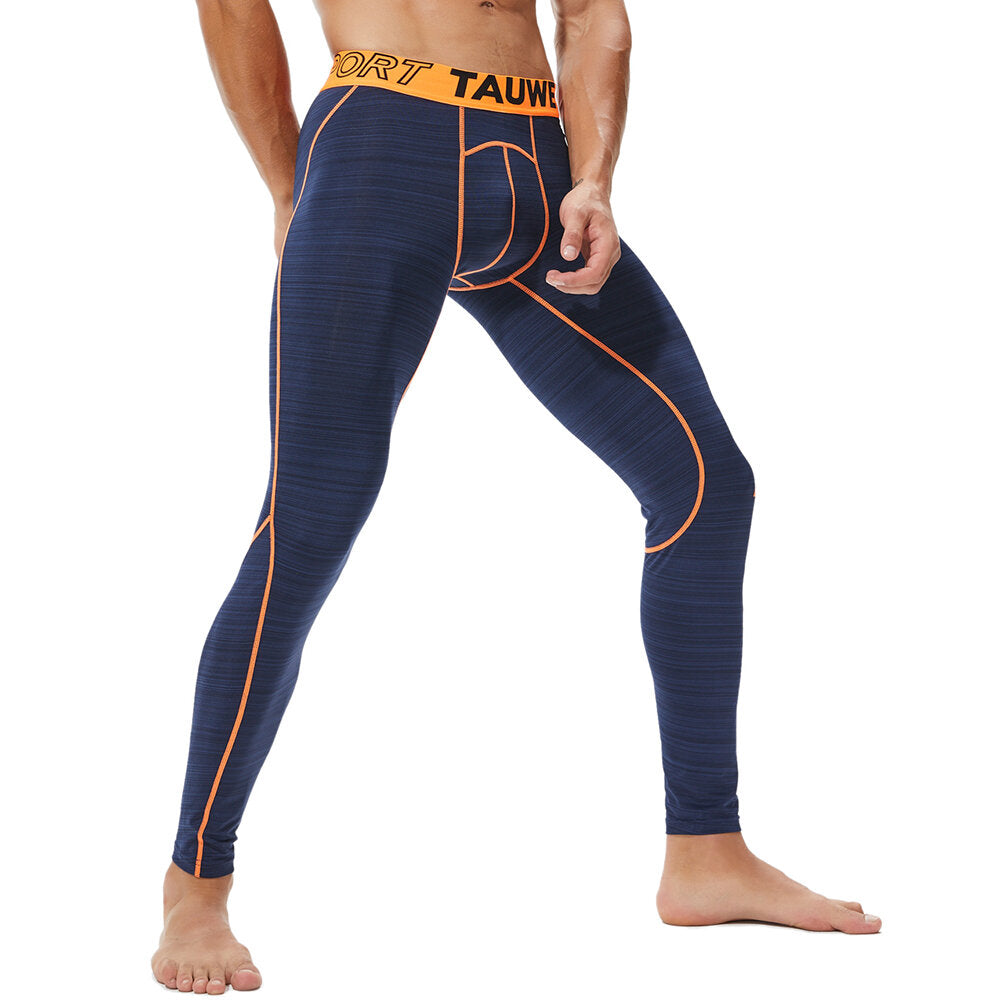 Men's Elastic Sport Gym Compression Tight Pants Underwear