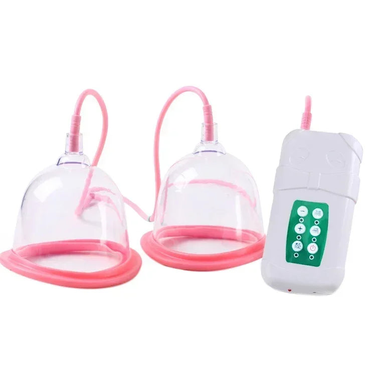 Electric Breast Enlargement Vacuum Pump with AB/CD Cups for Women, Body Massage and Butt Enhancement